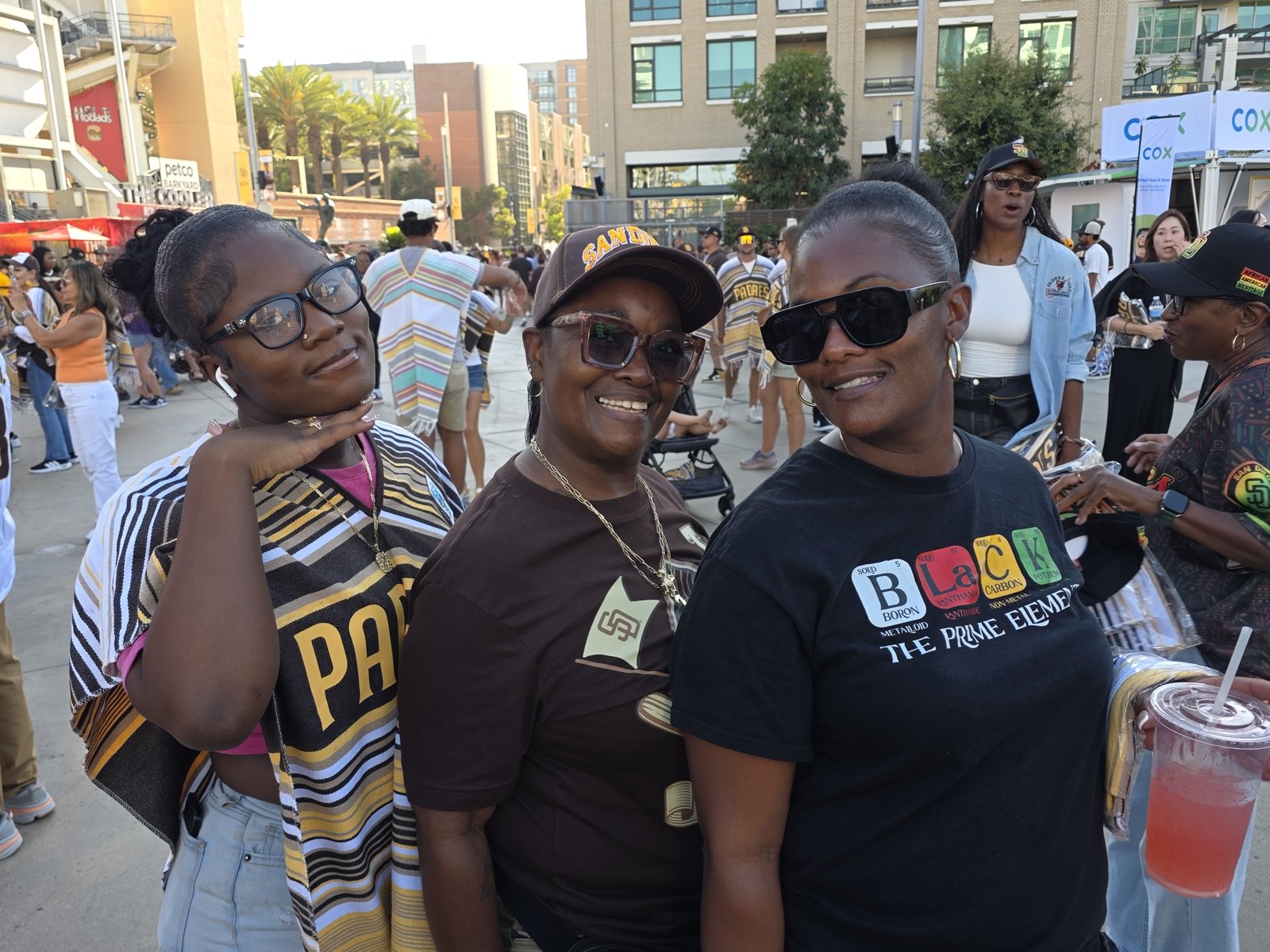 Attendees at African American Heritage Night, Petco Park